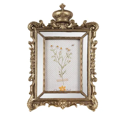 Productafbeelding van Clayre & Eef fotolijst, 10x15 cm, goudkleurig, polyresin