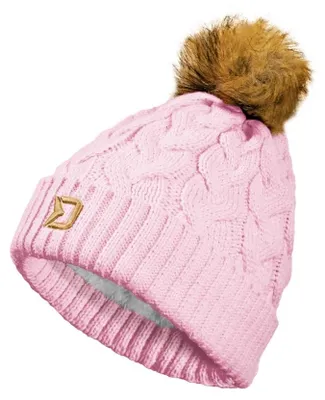 Produktbild von Pudelmütze Winter Mützen mit Bommel Pink Queen