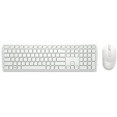 Immagine prodotto di Dell | Tastiera e mouse | KM5221W Pro | Set tastiera e mouse | Senza fili | Mouse incluso | US | m | Bianco | 2,4 GHz | g