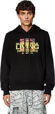 Produktbild von Diesel Ginn N1 Kapuzenpullover Schwarz L Herren Schwarz L