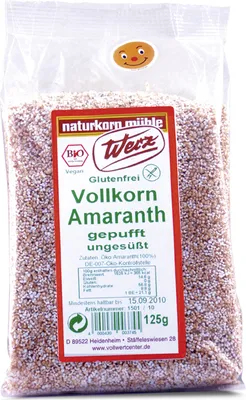 Produktbild von Werz Vollkorn Amaranth gepufft  125g