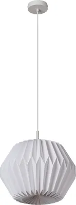 Produktbild von OSRAM Decor Paper Lantern Gem Pendelleuchte E27 Weiß 350mm, faltbare Papierleuchte, für moderne Räume