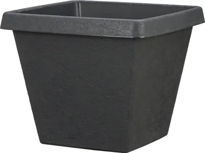 Produktbild von Scheurich Pflanzgefäß Stones Square Serie 286 anthrazit 40 cm