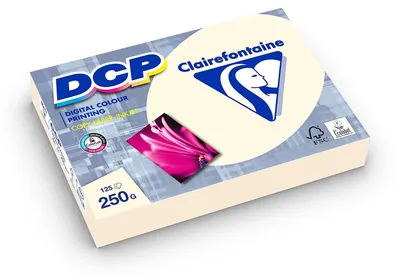 Produktbild von Clairefontaine DCP elfenbein IVORY 250g/m² DIN-A4 625 Blatt 6832C