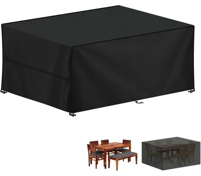 Obrázok produktu pre Ochranný obal na záhradný nábytok, rozmer 230x130x95 cm, vodotesný, s UV ochranou, vyrobený z odolného materiálu Oxford 420D