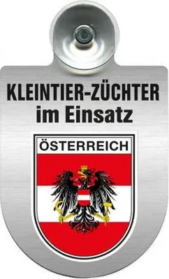 Produktbild von Einsatzschild Windschutzscheibe -Kleintierzüchter im Einsatz - incl. Regionen nach Wahl - 309360 - Color - Region Österreich