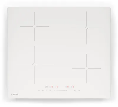Obrázek produktu pro Klarstein PowerGlide indukční varná deska - 4zónová indukční varná deska, 7800 W Power Boost, 9 nastavení teploty, SenseControl, časovač a dětská pojistka, 60 cm design, černá