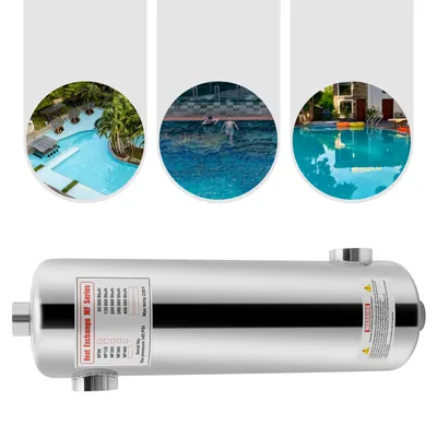 Produktbild von basenowy wymiennik ciepła ze stali nierdzewnej 60KW Basenowy wymiennik ciepła Grzejnik basenowy Wężownica grzewcza basenu Wymiennik ciepła Basen basenowy do systemu basenowego