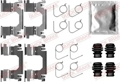Produktbild von QUICK BRAKE 109-0053 Zubehörsatz Scheibenbremsbelag Vorne für NISSAN Qashqai II (J11, J11) für OPEL GRANDLAND X (A18) für RENAULT Kadjar (HA, HL)