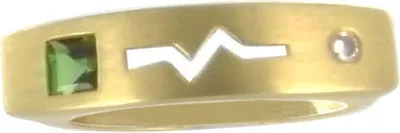 Produktbild von Ring 55 - Gelbgold 585 - Turmalin - Brillant