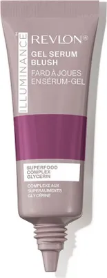 Imagen del producto de Revlon RV ILL.SERUM BLUSH, tono BRILLIANT BERRY 140, color púrpura, Brilliant Berry, 1 tono, gel, tubo, brillante