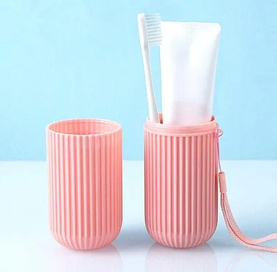 Produktbild von Univerzální Cestovní Pouzdro na Hygienické Potřeby, Plast, 20 cm Výška, Průměr 6 cm