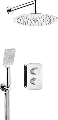 Produktbild von Unterputz-Duschset, mit thermostatischer Box Chrom