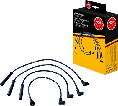 Produktbild von Zündleitungssatz 4 Kabel schwarz NGK Aftermarket-Expertise für DAIHATSU CHARADE