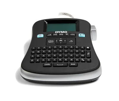 Obrázek produktu pro DYMO LabelManager 210D™ QWY, QWERTY, D1, Tepelný přenos, 180 x 180 DPI, 12 mm/s, Černá, Stříbrná