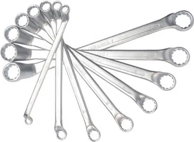 Produktbild von Cema Berner Ringschlüssel Set Bent Set 9 Stücke 6-23 mm