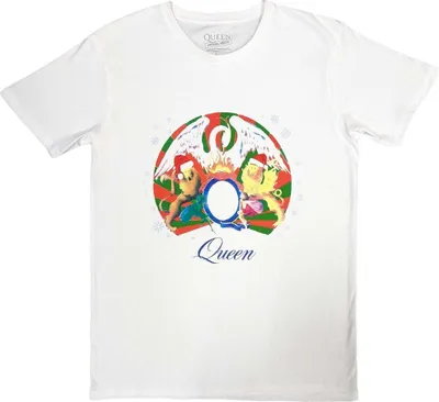 Produktbild von Queen - T-Shirt für Herren/Damen Uni RO9398 (M) (Weiß)