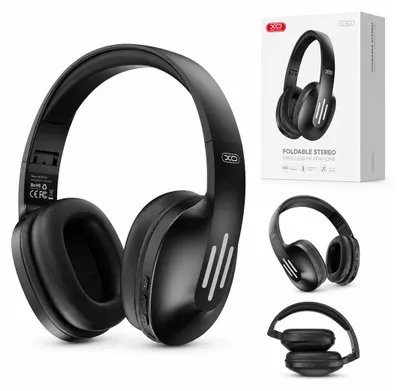 Zdjęcie produktu dla XO słuchawki Bluetooth BE39 czarne nauszne