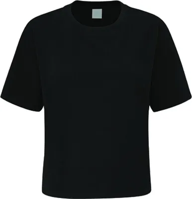 Produktbild von Mantis M198 | Women's Cropped Heavy T S bis XL - Farbe: Black - Größe: M