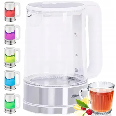 Produktbild von Mesko MS9541 Glas Wasserkocher mit Temperaturregelung 1,7L