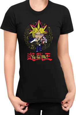 Zdjęcie produktu dla Koszulka Damska Japan Manga Anime Comics Yu Gi 023, Lady M / Czarny