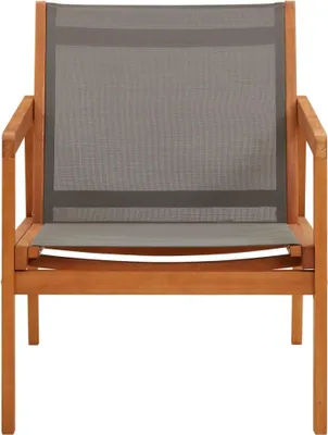 Produktbild von VidaXL 48697, Terrasse, Gepolsterter Sitz, Eukalyptus, Grau, 600 mm, 835 mm