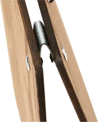 Produktbild von A-Frame Klemmbrett - Holz - Dunkle Eiche - A4 - 1 Stück