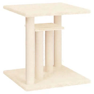 Produktbild von vidaXL Kratzbaum mit Plattformen Creme 50 cm