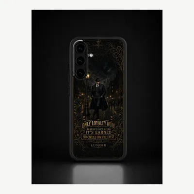 Productafbeelding van Samsung S25 hoesje, telefoonhoesje, beschermhoesje, case met een loyaliteitsmotief – LUNØIR ©