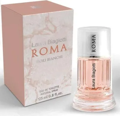 Obrázek produktu pro Laura Biagiotti Roma Fiori Bianchi toaletní voda pro ženy 25 ml