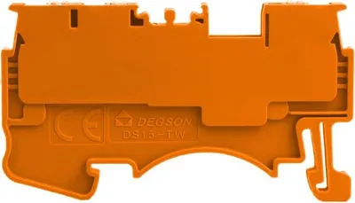 Immagine prodotto di Morsetto modulare 1,5 mm2 Morsetto passante a 3 fili 1P Arancione 7808