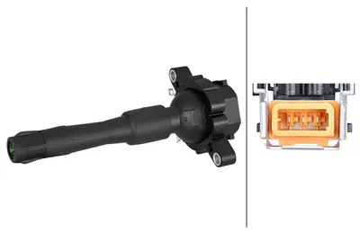 Produktbild von HELLA 5DA 358 101-521 Zündspule für BMW 3 Limousine (E46) 5 Limousine (E39) 3 Touring (E46) 3 Coupe (E46) 5 Touring (E39) 3 Cabrio (E46)