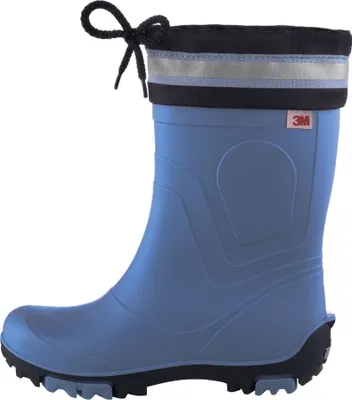 Produktbild von Bockstiegel Kinder Gummistiefel Regenstiefel Bente Uni – Kinderstiefel Gummi Stiefel Leicht Mädchen Jungen in Blau Größe 34 bis 35