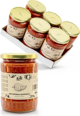 Produktbild von KoRo |Paprika Aufstrich Roasted Pepper 6 x 500 g