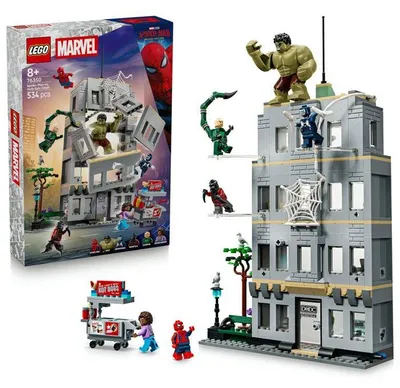 Obrázek produktu pro LEGO | Marvel 76350 Legendární souboj Spider-Mana a Hulka - Interaktivní hračka