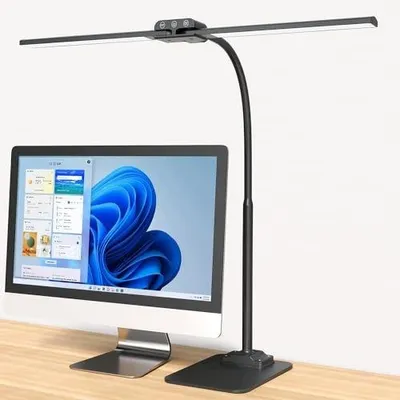 Zdjęcie produktu dla Lampka biurkowa LED z regulacją jasności do biura domowego ochrona oczu