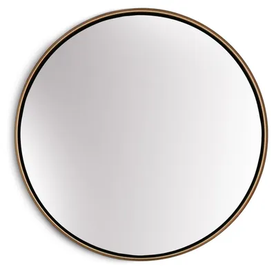 Obrázek produktu pro Casa Chic Fournier Nástěnné zrcadlo s kovovým rámem kulaté Ø 80 cm