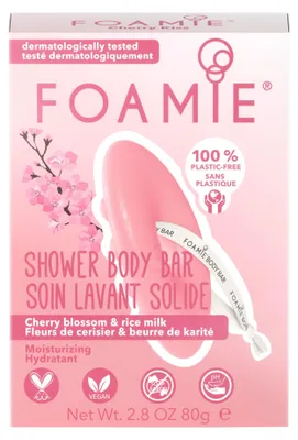 Image de Foamie Shower Body Bar Cherry Blossom & Rice Milk 80 g