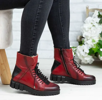 Produktbild von DEMALIS Damen-Winterstiefel aus echtem Leder mit kuscheligem Plüschfutter in Größe 39 - Eine Synthese aus Stil und Komfort! Hergestellt in EU