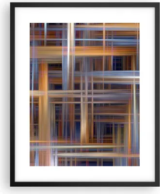 Produktbild von Gerahmtes Poster - Schwarzer Rahmen - Abstraktion modern - 40x50 cm - Wand Bild - Wanddeko - Wandbilder - Kunstposter - Wandposter - Bilderrahmen - Bilder - Kunstdruck - Wandbild - P2BPA40x50-3430