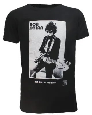 Zdjęcie produktu dla Koszulka „Bob Dylan bläst im Wind” | Oficjalny gadżet – rozmiar S