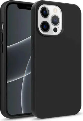 Zdjęcie produktu dla Etui Cyoo na telefon iPhone 16 Pro Max wykonane z naturalnych materiałów - czarne