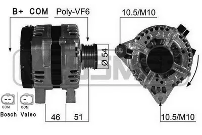 Zdjęcie produktu dla Alternator 150A