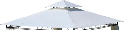 Produktbild von ALEOS. Dachplane für Gartenpavillon 3x3m wasserfest für Modell: 7075 - kein Umtausch oder Rückgaberecht