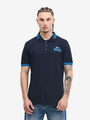 Immagine prodotto di Polo da uomo vestibilità normale BYERMOOR Dark Navy/Blue M Lonsdale