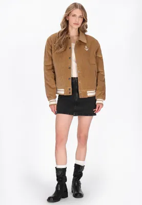 Image de Veste pour femme SAPORTA - couleur camel, taille XXL