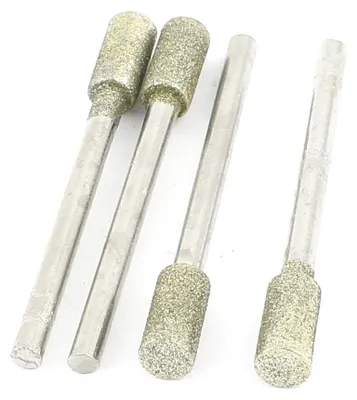 Produktbild von 5 mm Schaft 3 mm Zylinder Kopf Schleifstifte-Bit, 4 Stš¹ck de