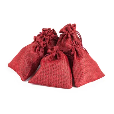 Produktbild von Stoffbeutel-Set "Red", 24 Stk.