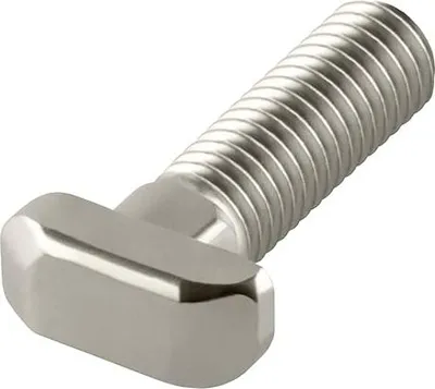 Produktbild von Hammerschrauben, T-Schraube Nut 8, M8, M8 für 30x30, 40x40 Konstruktionsprofile- Montageprofile (20, vernickelt, M8 x 25)