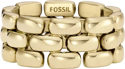 Produktbild von Fossil JF04785710 Damen Ring Edelstahl Gold 56 (17.8)